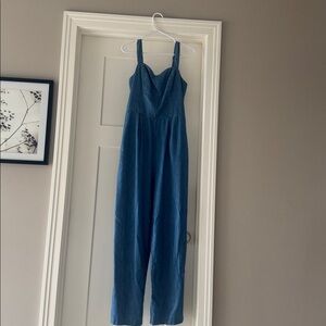 Old Navy Blue Denim Jumpsuit
